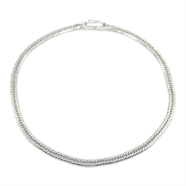 JEWELRYCurb chain Anklet Bracelet K18 6.3g 18KWG White Gold Used unisex