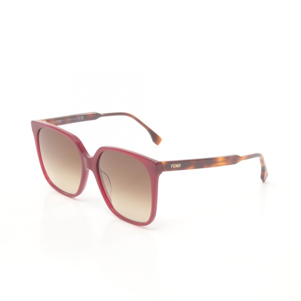 FENDI sunglasses eyewear 40030I66F Plastic Red Brown NEW Women