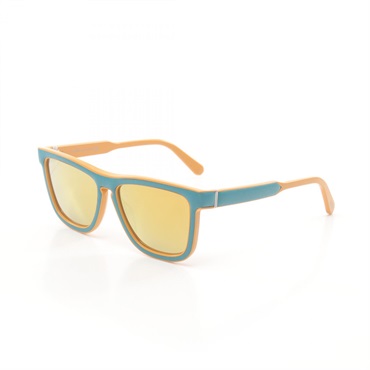 LOEWE sunglasses LW40004I 89L leather Plastic Green Yellow NEW Women