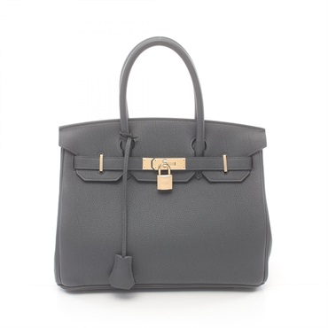 HERMES Birkin 30 Handbag 027633CP Togo leather Gris misty Gray Used Women GHW W