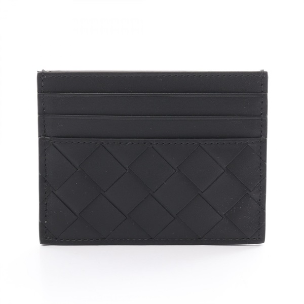 BOTTEGA VENETA Intrecciato Card Hholder 743209VCPQ38803 leather Black NEW unisex