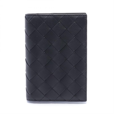 BOTTEGA VENETA Intrecciato Notebook cover 749441VCPQ48803 leather Black NEW