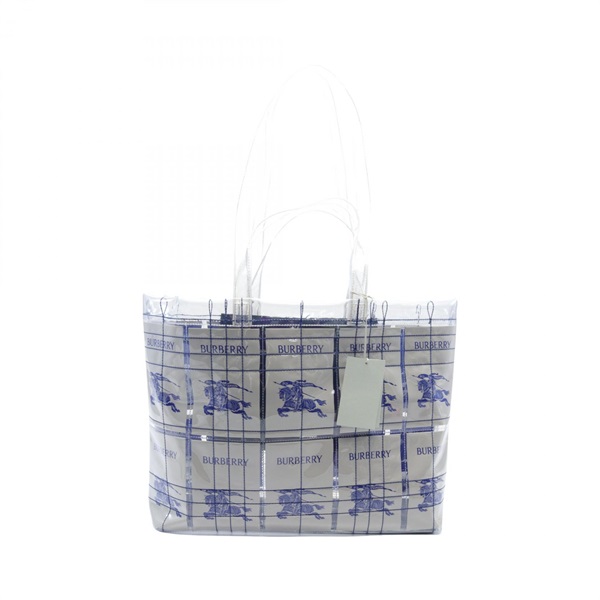 Burberry tote bag shops blue