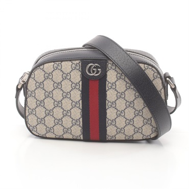 GUCCI Ophidia GG Supreme Shoulder Bag 68106496IWN4076 canvas White Navy NEW