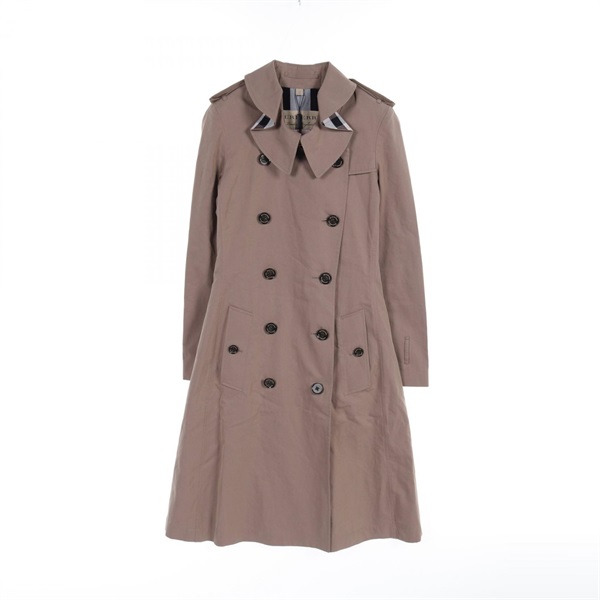 BURBERRY Trench coat 4049718 cotton Brown Used Women #IT36