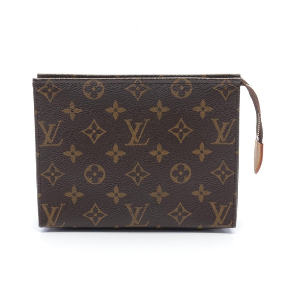 LOUIS VUITTON Poche Toilette 19 bag M47544 Monogram Brown Used Women