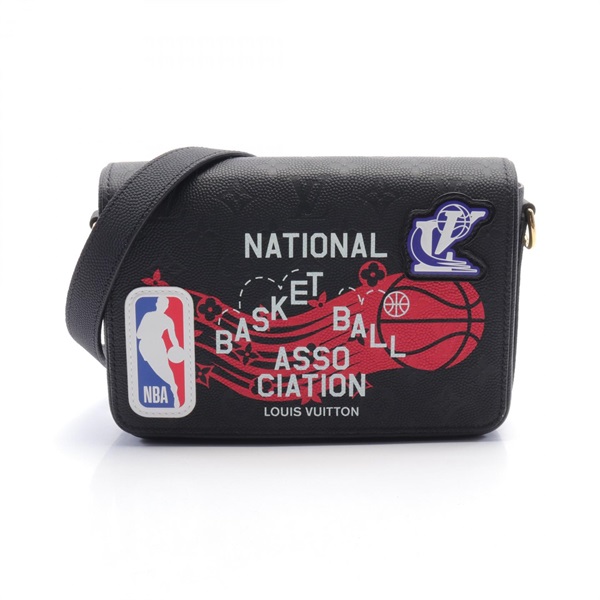 LOUIS VUITTON NBA Studio Messenger Shoulder Bag M58498 Monogram empreinte LV