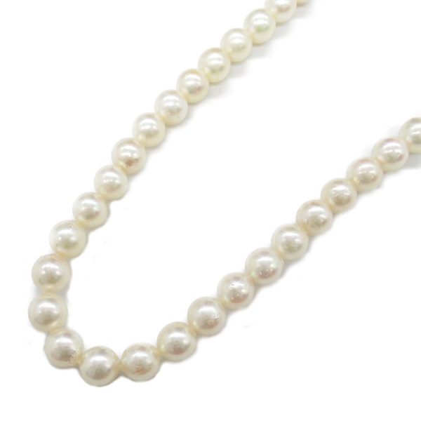 JEWELRY Pearl Necklace Silver925 White Used