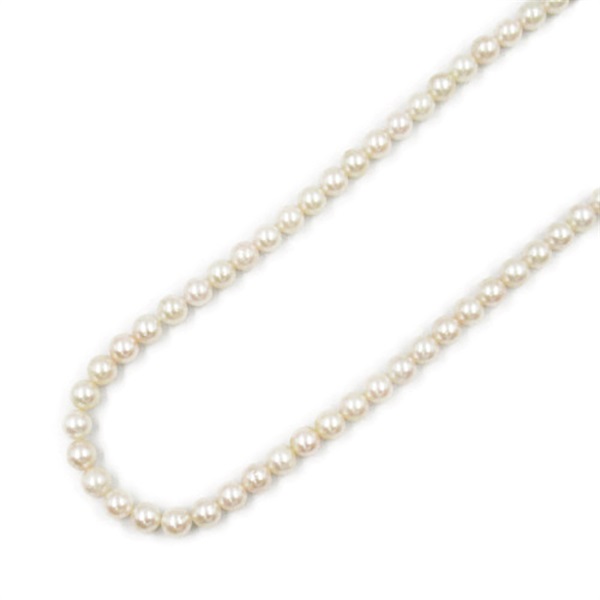 JEWELRY Pearl Necklace Silver 925 White Used