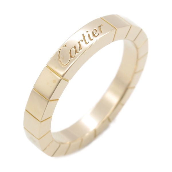 CARTIER Laniere Ring 18KPG Pink Rose Gold Used US size 5.75 #51 women