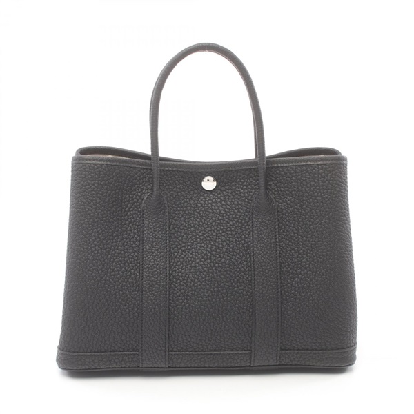 HERMES Garden party TPM Tote Bag W 051568CK Country leather SHW