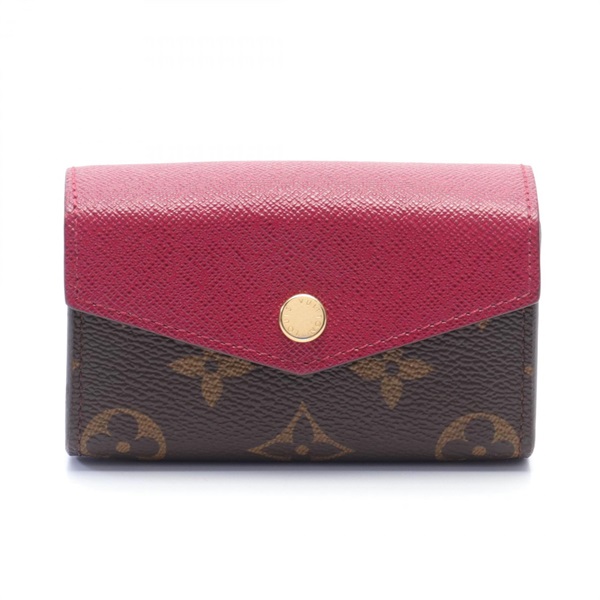 LOUIS VUITTON Multicartes Sarah Card Case M61273 Monogram canvas leather Fuschia