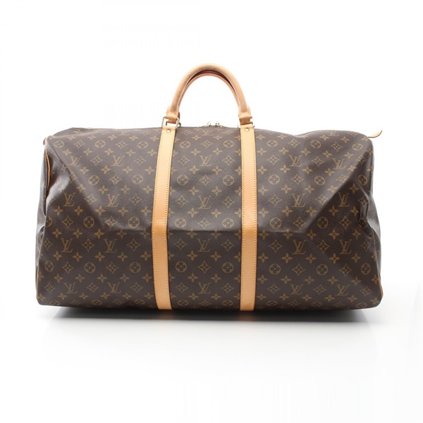 LOUIS VUITTON Keepall 60 Travel Boston Hand Bag M41422 Monogram Canvas Used LV