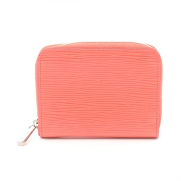 LOUIS VUITTON zip around coin purse wallet M60593 Epi Coral Used