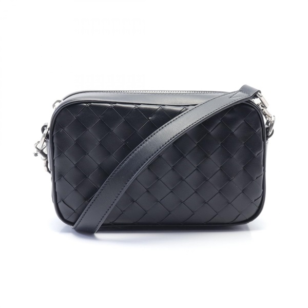 BOTTEGA VENETA Intrecciato Shoulder crossbody Bag 765911V2HL18803 leather Black