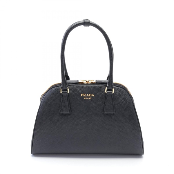 PRADA Hand bag 1BG5372A4AF0002 Saffiano Leather Black NEW Women