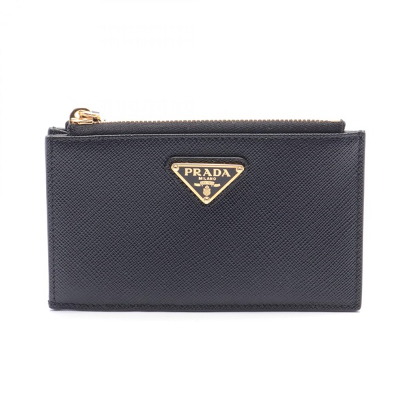 PRADA Card Holder 1MC086QHHF0002 Saffiano leather Black NEW Women