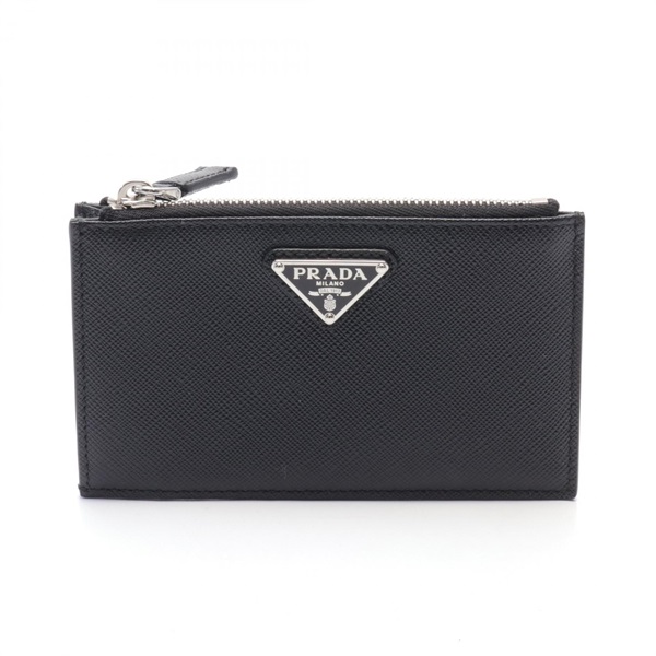 PRADA Card Holder 2MC086QHHF0002 Saffiano leather Black NEW Women