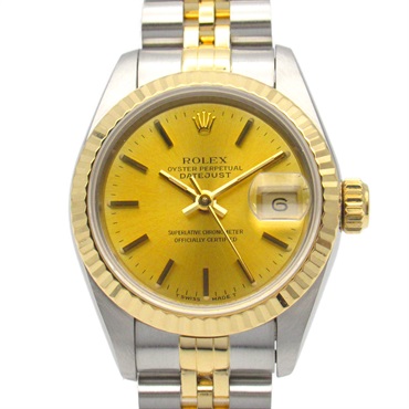 ROLEX Datejust S number Wrist Watch 69173 Automatic winding K18 (Yellow Gold) Stainless Steel Used W