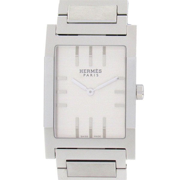 HERMES tandem Wrist Watch TA1.710 Quartz Stainless Steel Used mens