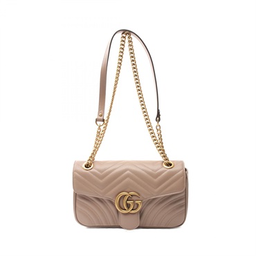 GUCCI GG Marmont Quilting Small Shoulder Bag 443497DTDIT5729 leather Pink NEW