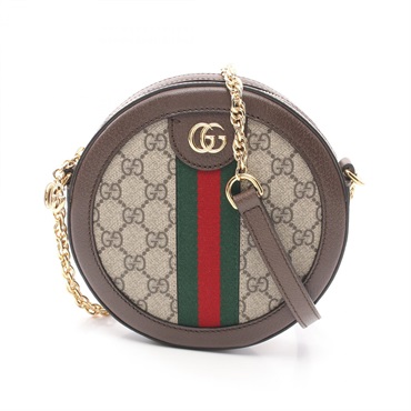 GUCCI Ophidia Mini GG Supreme Shoulder Bag 55061896I3B8745 canvas leather Beige