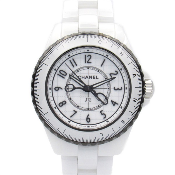 CHANEL J12 Couture Wrist Watch H9763 Quartz ceramic Used Women