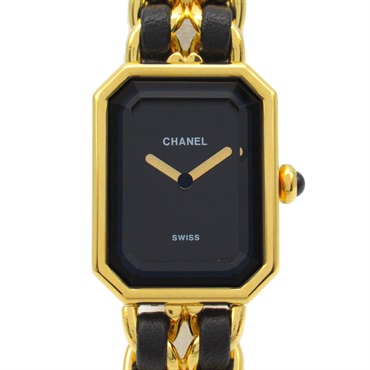 CHANEL CC Premiere L Wrist Watch H0001 Quartz GHW Metal leather Used Women Coco