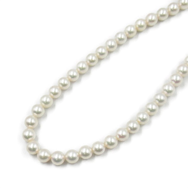 TASAKI Akoya Pearl Necklace K14 WG White Gold Used