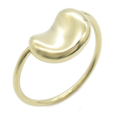 TIFFANY＆CO Beans Ring K18 YG Yellow Gold Used US#5.25