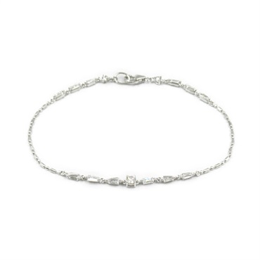 JEWELRY Diamond Bracelet 18KWG White Gold Used Women