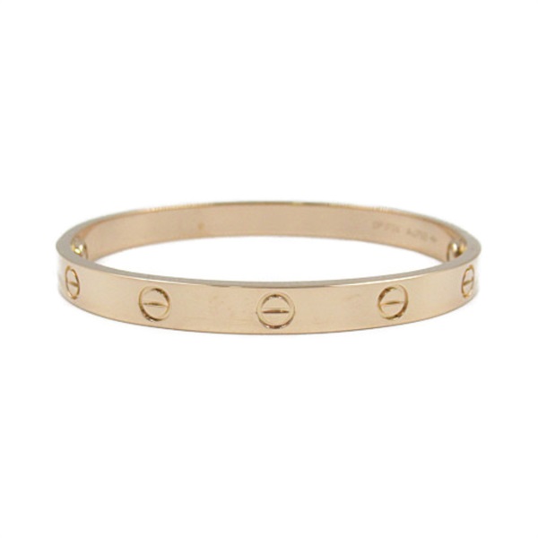 CARTIER Love Bracelet 18KPG Pink Rose Gold Used unisex