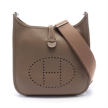 HERMES Evelyne 3 Trois PM Shoulder crossbody Bag W 056277CK Taurillon Clemence S
