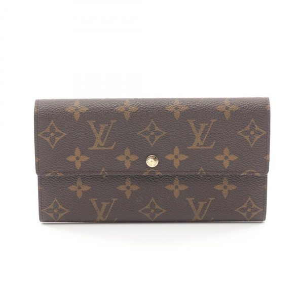 LOUIS VUITTON Pochette Porte-monnaie Credit wallet M61725 Monogram Brown Used LV