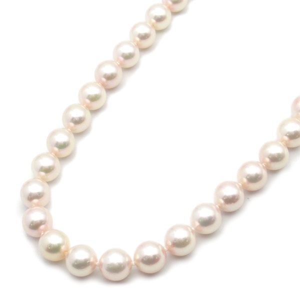 JEWELRY Pearl Necklace Au 585 White Used #45.5