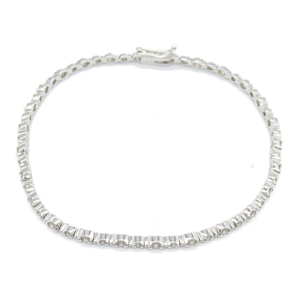 JEWELRY Diamond Bracelet 18KWG White Gold Used Women