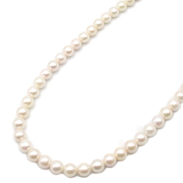 JEWELRY Pearl Necklace Silver925 Pearl White Used women