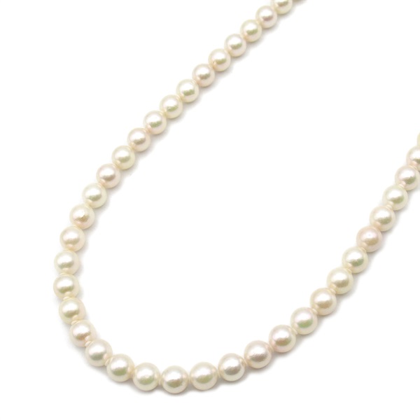 JEWELRY Pearl Necklace Silver925 Pearl White Used women