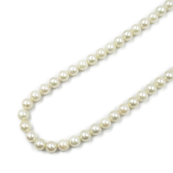 JEWELRY Pearl Necklace Silver925 Pearl White Used women