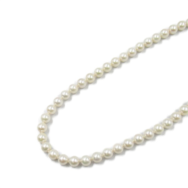 JEWELRY Pearl Necklace Silver925 Pearl White Used women