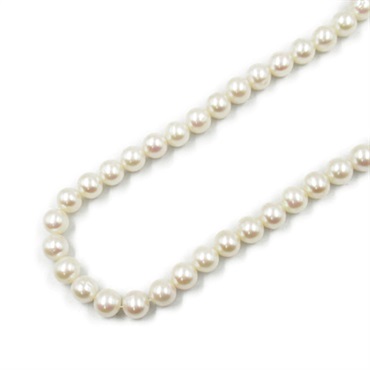 JEWELRY Pearl Necklace Silver925 Pearl White Used women