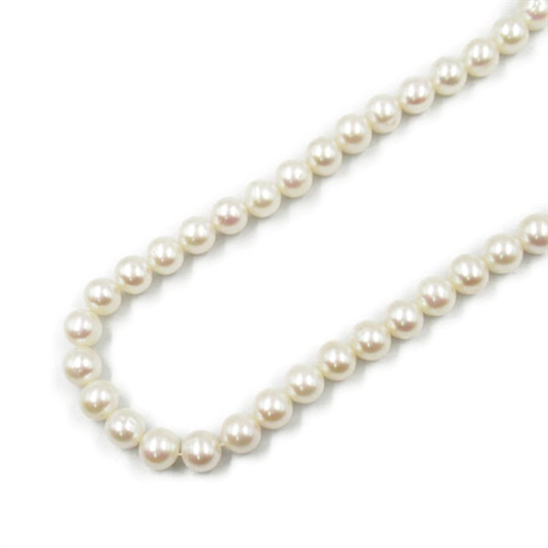 JEWELRY Pearl Necklace Silver925 Pearl White Used women