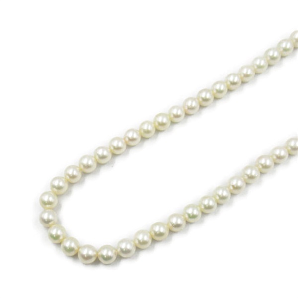 JEWELRY Pearl Necklace Silver925 Pearl White Used women