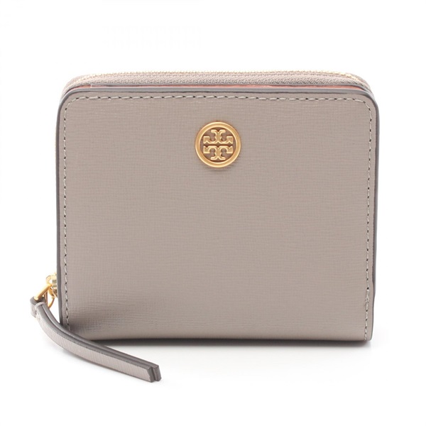 Tory Burch ROBINSON Bifold Wallet Bi-fold wallet 88731082 leather Beige NEW