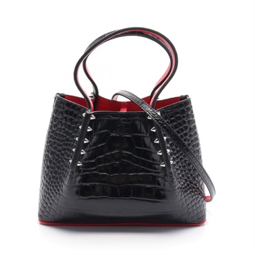 Christian Louboutin Cabarock mini Hand shoulder crossbody bag 1225221BK01 bk red