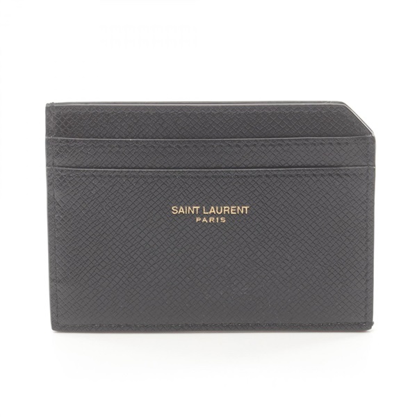 SAINT LAURENT Card Holder 752898H3Z2W1000 leather Black NEW mens