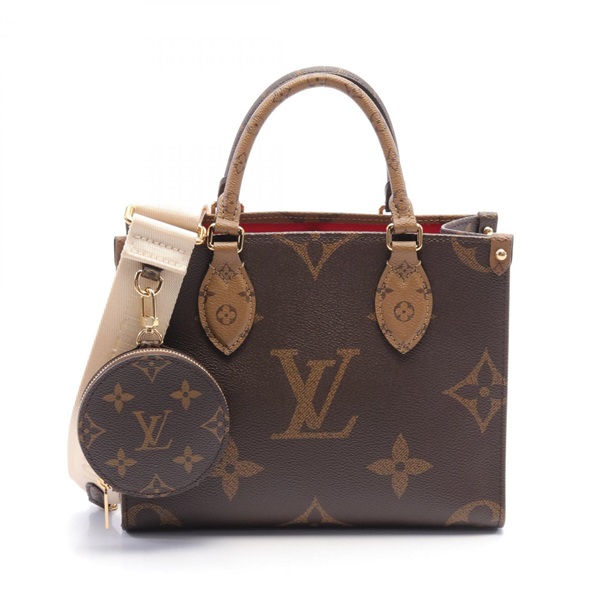 LOUIS VUITTON On The Go PM 2way Shoulder crossbody hand bag M46373 Monogram Used