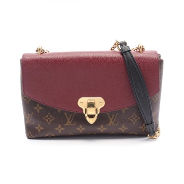 LOUIS VUITTON Saint Placide 2way Shoulder Bag M43715 Monogram Bordeaux Used LV