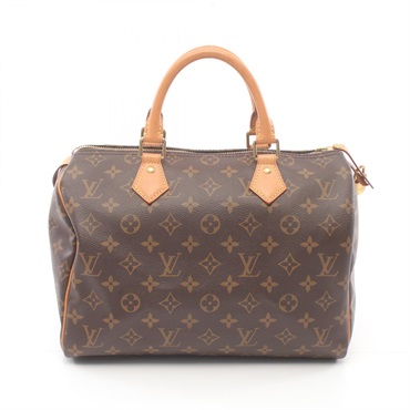 LOUIS VUITTON Speedy 30 Handbag M41108 Monogram PVC coated canvas leather Used