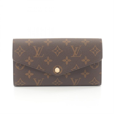 LOUIS VUITTON Portefeuille Sarah NM Bifold long wallet purse M83580 Monogram LV